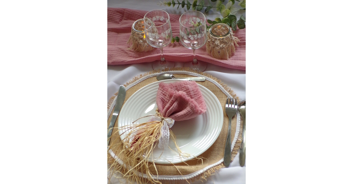 Serviette De Table Gaze De Coton